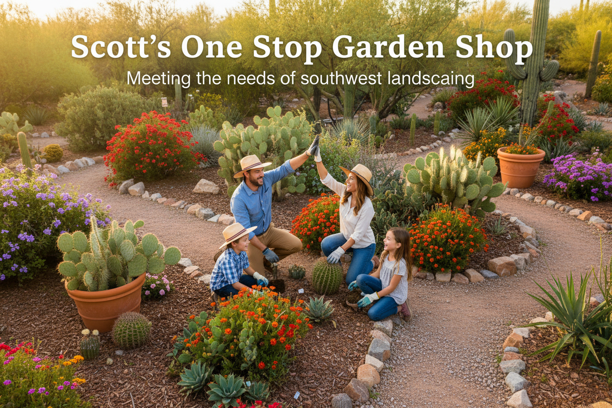Scott's One Stop Garden Shop Hero Image